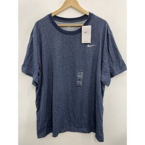 The Nike Tee Dri Fit T Shirt Performance Training Blue Mens XXL